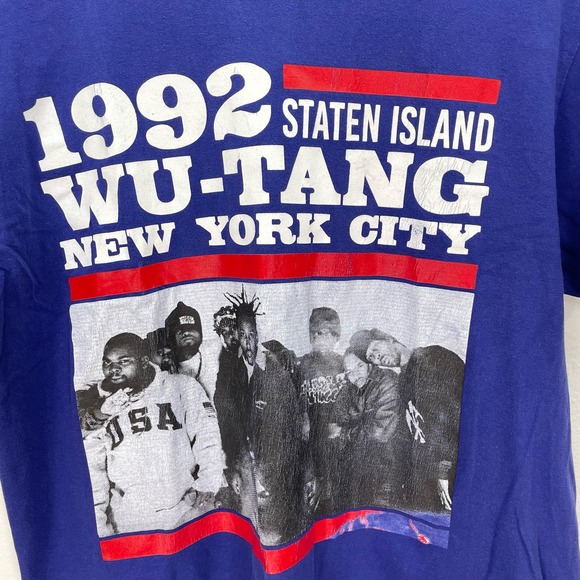 Wu Tang NY Staten Island 1992 T-Shirt Mens Medium - Picture 3 of 4